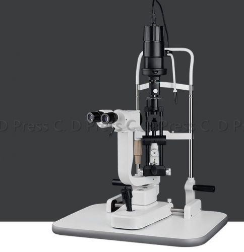 New Slit Lamp Microscope (2 Magnification) Slit Width 0-14mm High Point Eyepiece