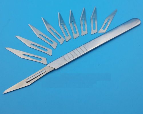 Surgical Scalpel Hobby Blade Carbon Steel 10pc Sharpest Dissection Sterile Cut