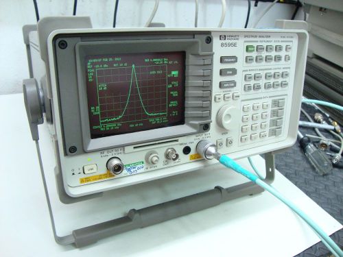 Hp agilent 8595e spectrum analyzer calibrated with tracking generator +103 quasi for sale