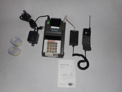 Verifone Tranz 420 Credit Card Terminal +Power supply Interface,cell phone ,Case