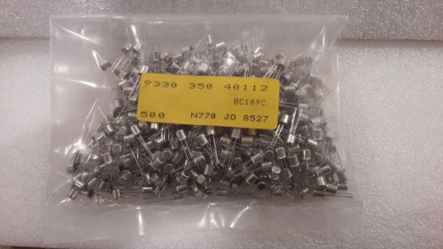BC109C Lot of  6 pcs  New  Philips  Low-Noise Transistor NF 2-3dB Holland made