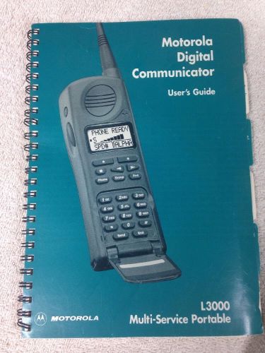 Vintage Motorola L3000 Multi-Service Port Digital Communicator Guide