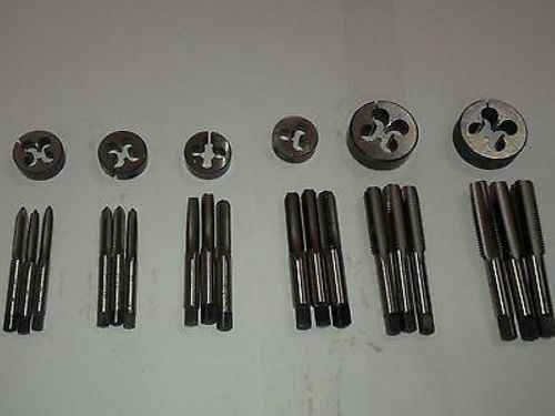 New cycle 26 tpi tap die set 1/4&#034;,5/16&#039;3/8&#034;,7/16&#034;,1/2&#034; high carbon steel for sale