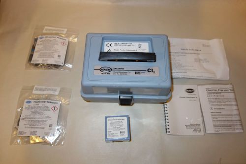 Hach 58700-00 pocket colorimeter ii chlorine test kit w/ total chlorine reagent for sale