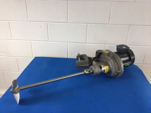 Neptune Mixer with 7 &#034; Impeller 350 RPM Tank Clamp M/N JG-2.0 HP 1/3