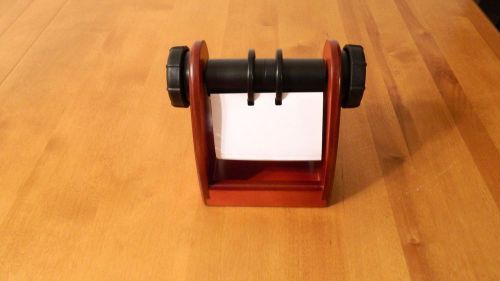 Rolodex Wooden Rotary Desktop Contact Organizing System, With  Blanks Cards