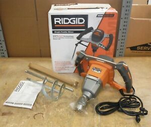 RIDGID R7135 • Single Paddle 5/8&#034; Mixer Mud Mortar Paint NEVER USED *bw11