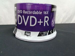 NEW Windata 50 Pack Of DVD Recordable 16X  120 Min Video Discs (OAW18)