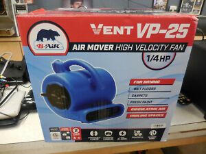 B-Air VP-25 1/4 HP Air Mover for Water Damage Restoration (CE)