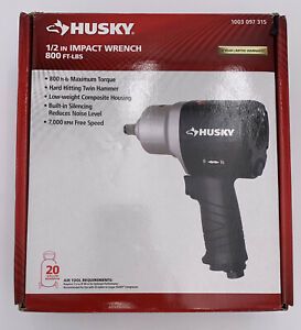 HUSKY 1/2 IN IMPACT WRENCH 800FT-LBS 1003 097 315
