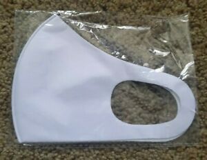 18 Sublimation Face Mask Blank Polyester