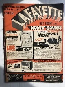 VINTAGE Lafayette Radio Electronics 1954 Catalog VERY RARE VERY NICE L@@K!!
