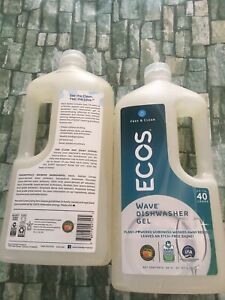 2X Wave 40oz. Free and Clear Automatic Dishwasher Detergent Gel by ECOS