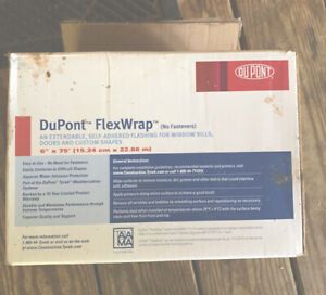DuPont flexwrap 6” x 75” An Extendable Self Adhered Flashing