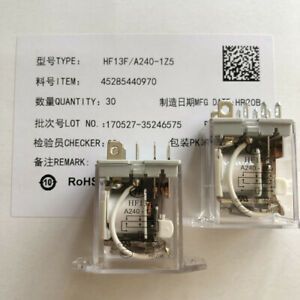2Pcs HongFa JQX13F HF13F-A240-1Z5 Power Relay 8 Pins