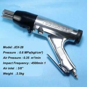 JEX-28 Pneumatic Jet Chisels Air Needle Chisel Gun Scaler Derusting Gun 1PCS