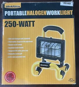 WorkForce 250 Watt Portable Halogen Work Light 265669 - NEW