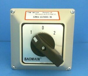 Baomain SZW26-63/D303.3D - Universal Rotary Changeover Switch with Exterior Box