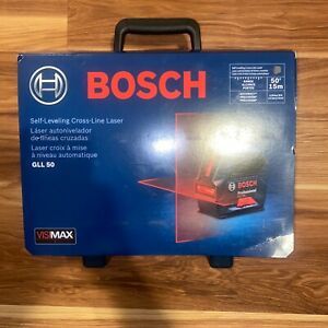 Bosch GLL 50 Self Leveling VISIMAX Cross Line Laser Level new FAST FREE SHIPPING