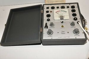 Vintage Lafayette Tube Tester - Portable unit with Manual