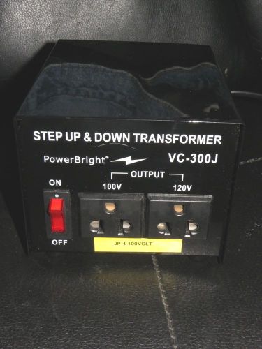 PowerBright VC-300J Step up &amp; down Transformer 300W