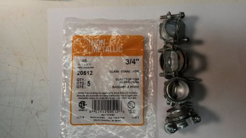 Halex 3/4&#034; non-metallic clamp connector for sale