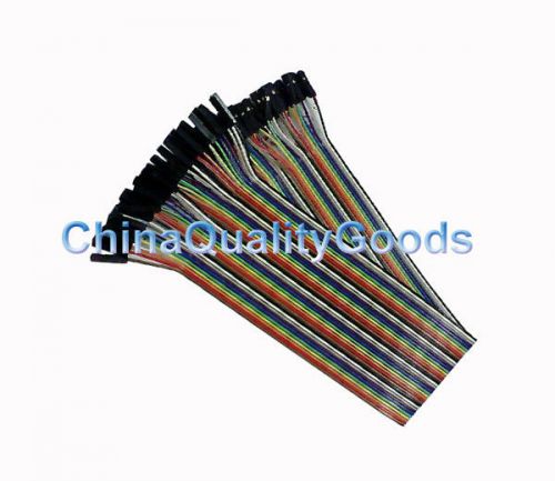 40pcs dupont wire cable line 1p-1p pin connector 30cm 2.54mm awg24# for sale