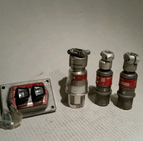 Crouse hinds plug for hazardous location mix lot    cpp 4752. 30am3ph 3w.p4.