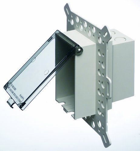 Arlington dbvm1c-1 electrical box with weatherproof cover for textured surfaces/ for sale