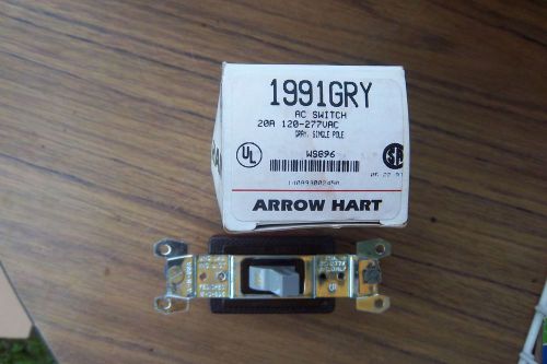 Arrow Hart1991 Gray AC Switch Single Pole