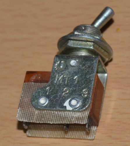 Heavy duty SPDT Toggle Switch MT1. 250VAC 3Amps. 10,000 toggles