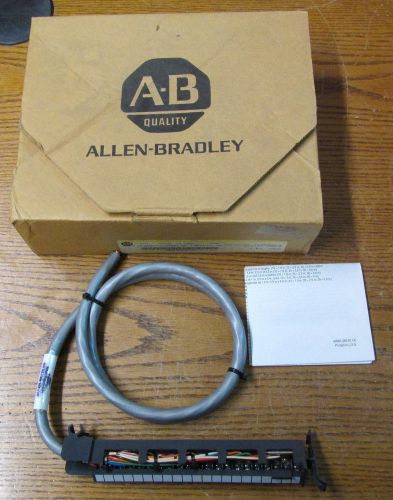 NEW NOS Allen Bradley 1492-CABLE10WH 20 Point Interface Wiring Cable Series A