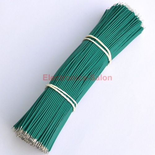 100x green 150mm/6&#034; ul-1007 26awg wire, cable, 300v, 80°c . for sale