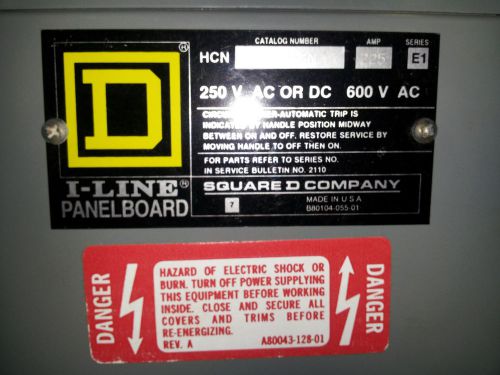 SQUARE D HCN1452-2N NEW IN BOX I-LINE HCN INTERIOR ONLY 225A MAIN LUG 600V #A35