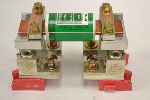 Littelfuse jtd-300 holder class j time delay block 300a amp 600v-ac fuse b300593 for sale