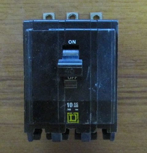 Square d 40 amp 3 pole qob340  (chip) ............. vs-21 for sale