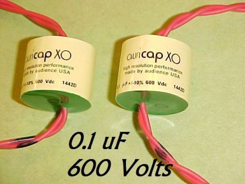 0.1uF at 600V Audience Auricap XO High Resolution Audiophile Capacitors: QTY=8