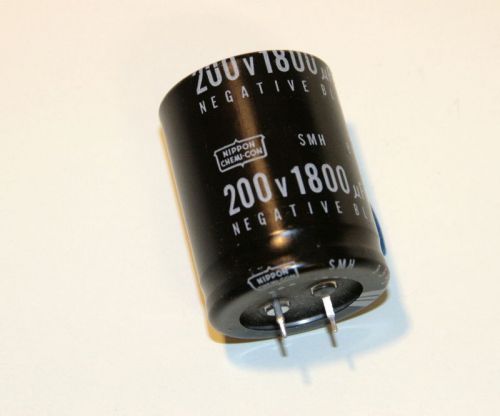 Electrolytic Capacitor NIPPON 1800uF 200V snap-in, Japan