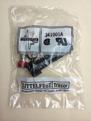 New littelfuse 341001a panel mount fuse holder 1/2 inch littlefuse 341001-a nib for sale