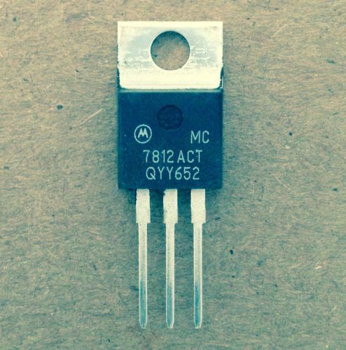 Mc 7812act Motorola Linear Voltage Regulator 12v Qyy652