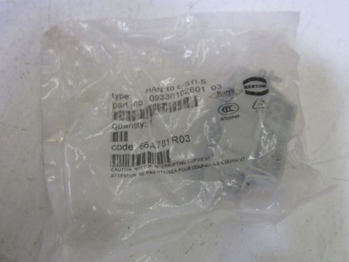 LOT OF 7 HARTING 09330102601 03 *NEW IN A FACTORY BAG*