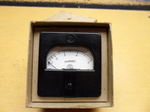 Vintage rca-simpson  0-5 amperes meter model#37 for sale
