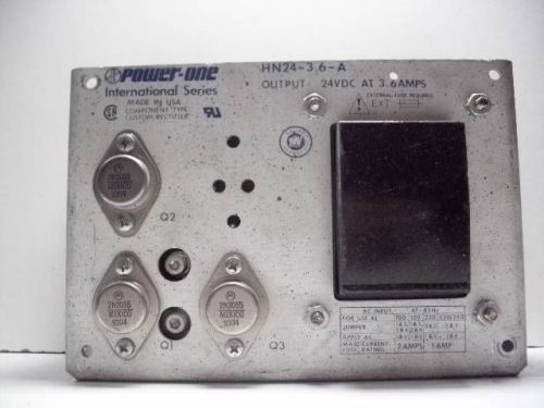 POWER-ONE HN24-3.6-A 3.6AMP LINEAR POWER SUPPLY TESTED! QUANTITY!!