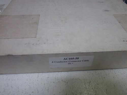 WOODHEAD AC105-50 4 CONDUCTOR CONNECTOR CABLE *NEW IN A BOX*