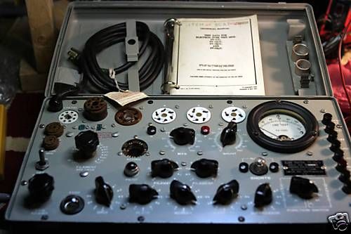 Hickok military tv-7 tv-7d/u tube tester  calibration service for sale