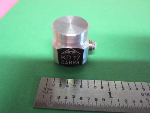 MMF KD17 PIEZOELECTRIC ACCELEROMETER MADE in GERMANY CALIBRATION VIBRATION