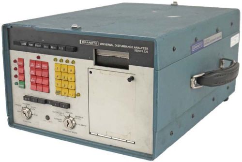 Dranetz 626 Universal Disturbance Analyzer w/PA-6001 PA-6002A PA-6003 NO KEY