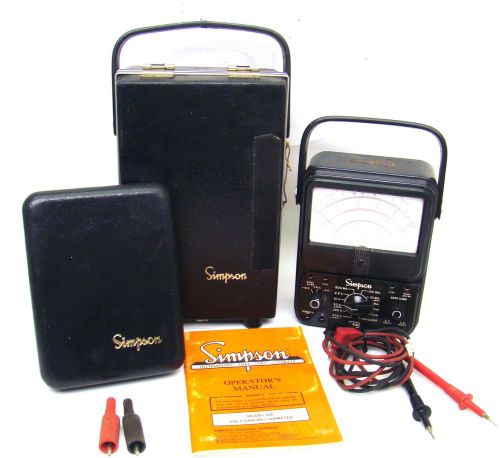 Vintage Analog Simpson Model 250 Volt Ohm