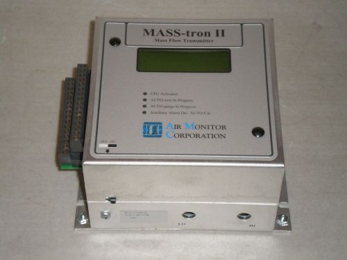 New! air monitor corporation amc mass-tron ii mass flow transmitter 24v ac/dc for sale