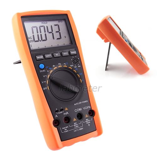 Vc99 multimeter tester thermometer resistance capacitance ac dc ohm 6000count for sale